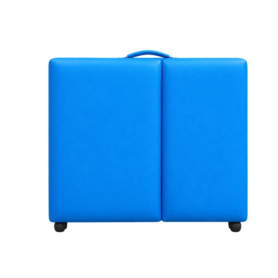 Puff Spa Cuadrado Azul